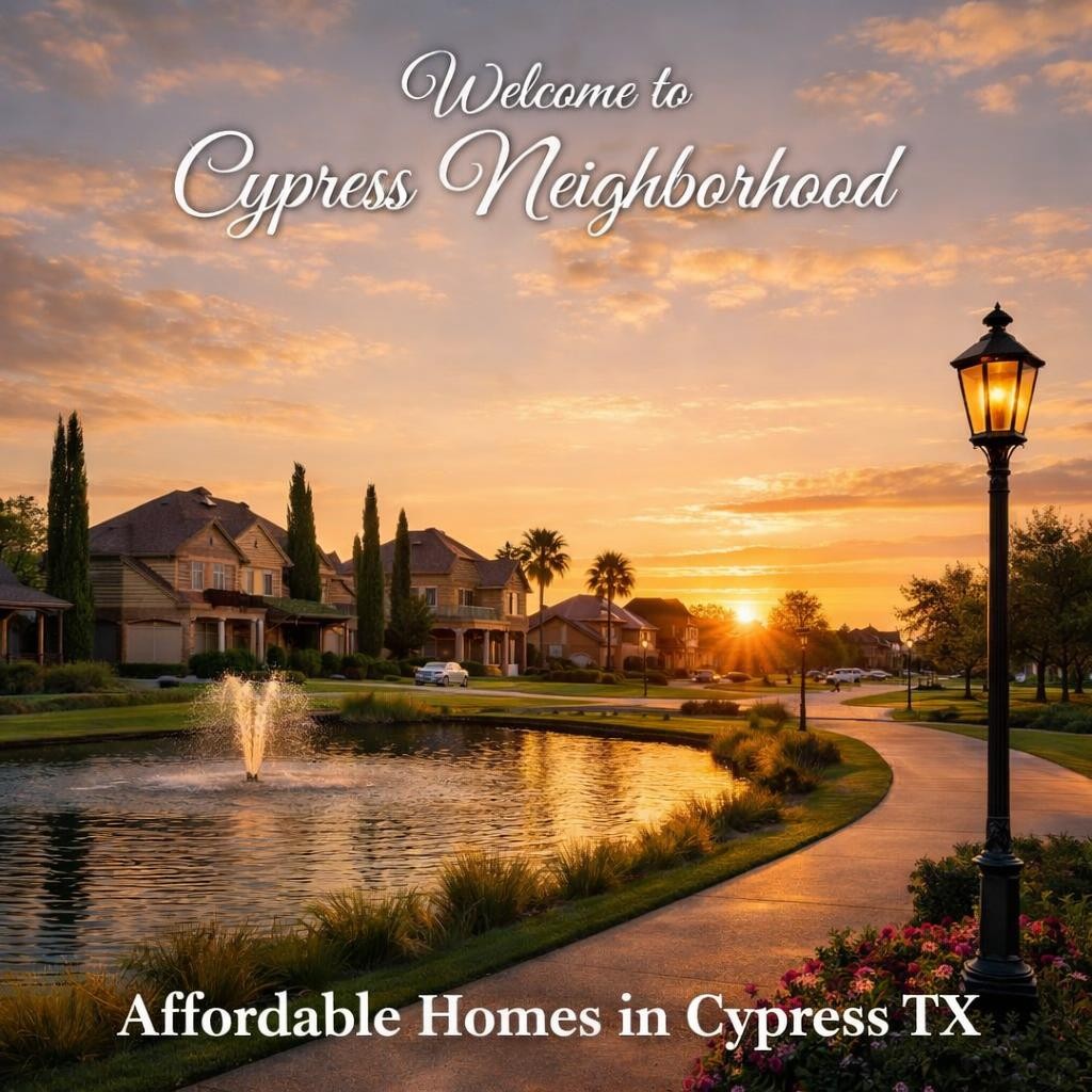 Affordable Homes in Cypress TX