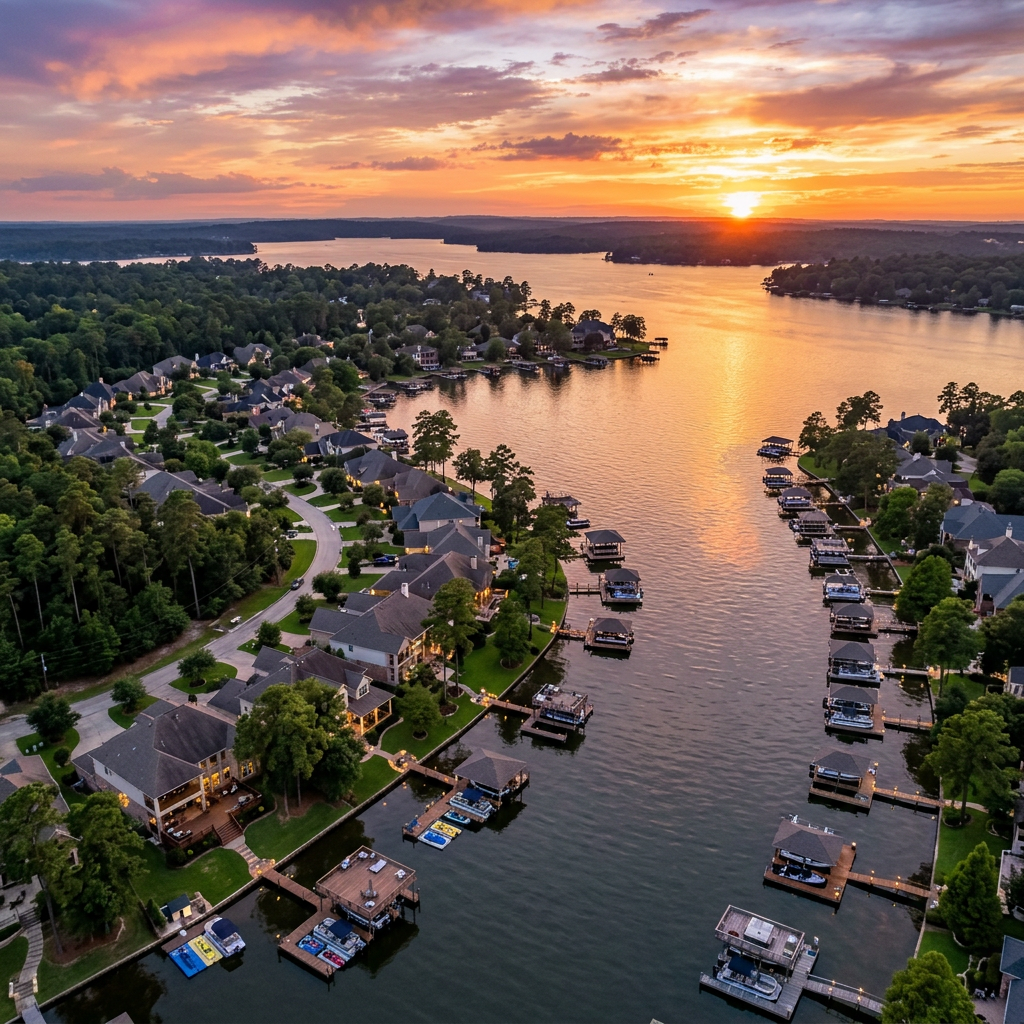 Lakefront Homes Near Conroe